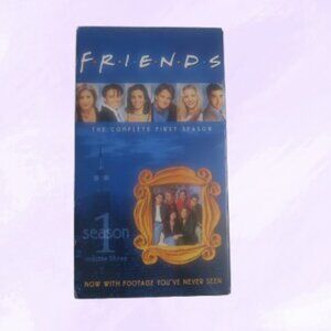 Friends season 1 volume 3 episodes 13-18 vhs cassette tapes tv series.